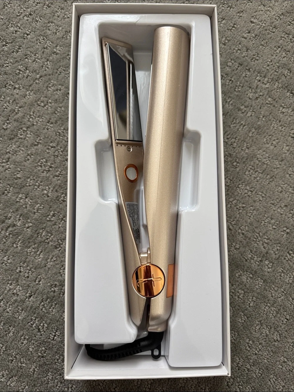 TYME Gold and Rose Gold Flat Styling Iron NIB